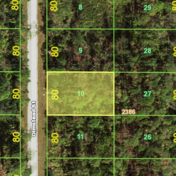 Plot 10 on Olmstead St, Port Charlotte FL
