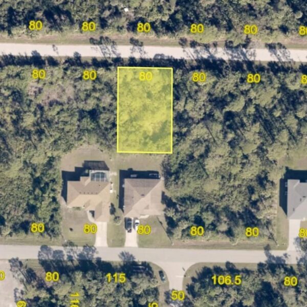 Lot 25 on Sheppard Ave. Port Charlotte FL.