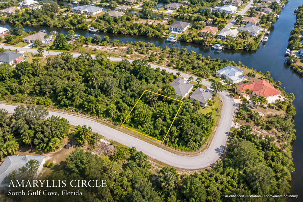 Amaryllis Circle in South Gulf Cove FL.