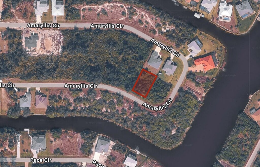 Amaryllis Circle in South Gulf Cove FL.