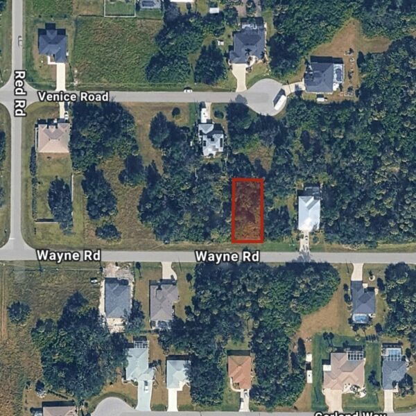Lot 444 on Wayne Rd.  Rotonda West FL.