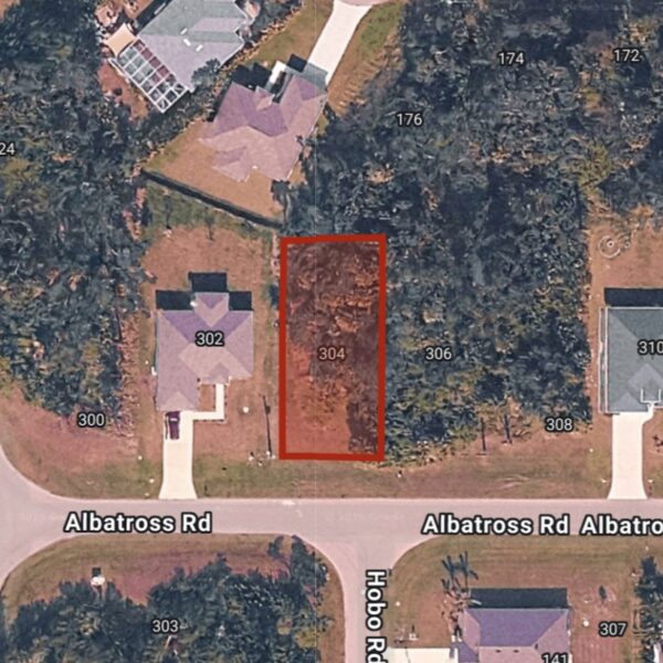 Lot 8 on Albatross Rd. Rotonda West FL.
