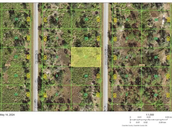 Lot 27 on Remagen St. Port Charlotte FL.